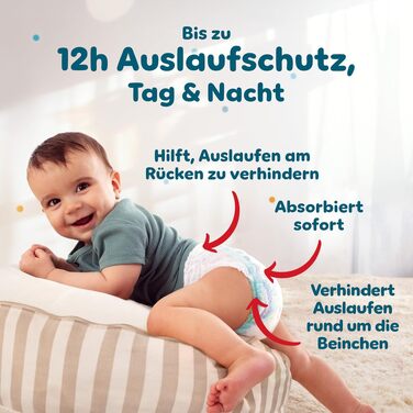 Підгузки-трусики Pampers Baby-Dry Pants розмір 6 (13-19 кг), 138 шт, захист від протікань 360°