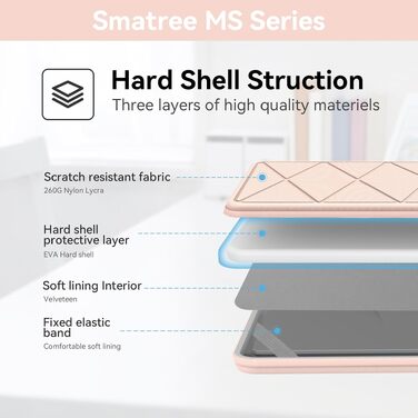 Жорсткий захисний чохол Smatree MS35T для Microsoft Surface Laptop 13.8