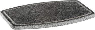 Раклетниця Cloer 6430 з натурального каменю, 1200 Вт, 8 антипригарних форм з теплоізольованими ручками, суцільна плита
