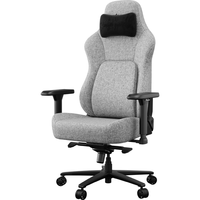 Крісло геймерське ігрове Anda Seat Phantom 4 Pro L до 100 кг Gray Fabric (AD18YSDC-72-G-F-G02)