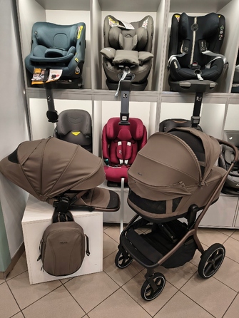 Дитячий візок 2в1 My Junior MAVI (обличям до батьків та по ходу руху), Mocca Brown