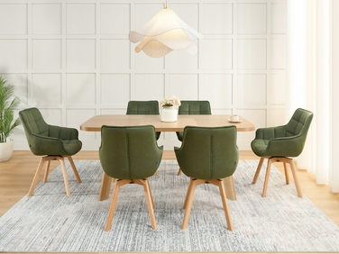 Стілець Mebel-Partner, оббивка тканина, зелений, 1 шт.