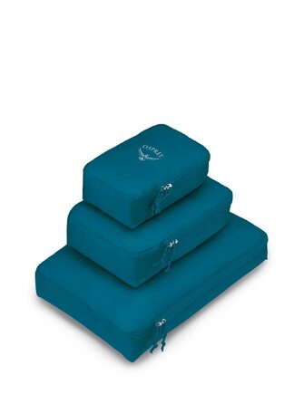 Набір компресійних органайзерів для одягу Osprey Ultralight Packwürfel, Waterfront Blue (3 шт.)