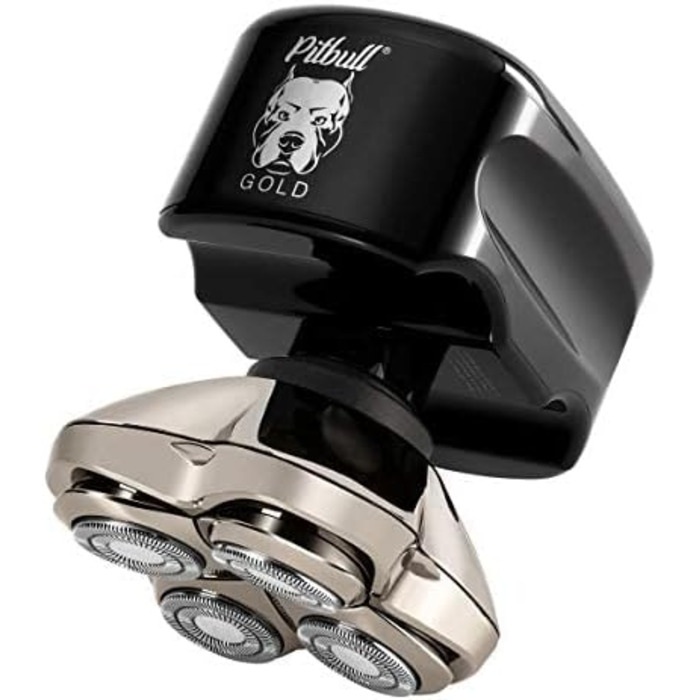 Чоловіча електробритва Skull Shaver Pitbull Gold Pro USB чорна
