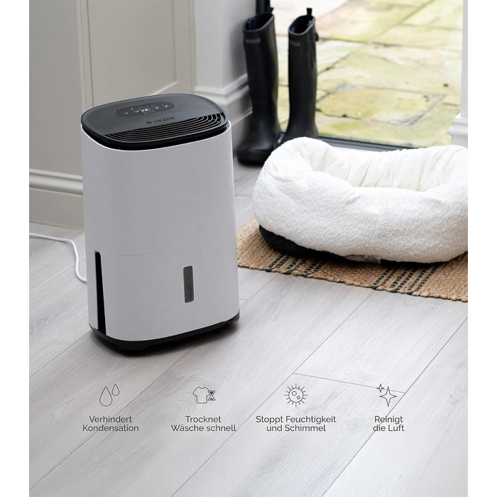 Meaco MeacoDry Arete® Two 25L: Повітряний осушувач та очищувач з HEPA-фільтром H13, Wi-Fi, інтелектуальні режими (вугільний фільтр, 5 років гарантії)