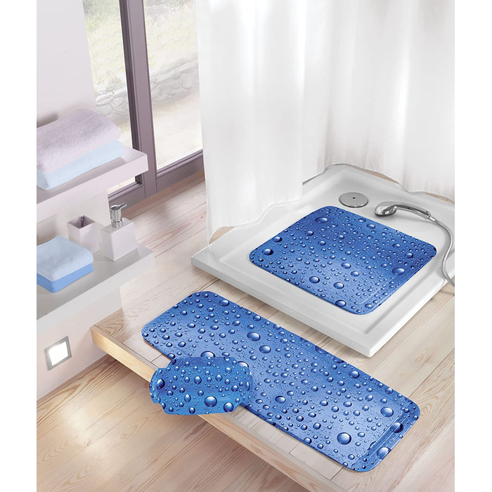 Подушка для шиї Kleine Wolke Bubble, ПВХ, морська синь, 32x22 см