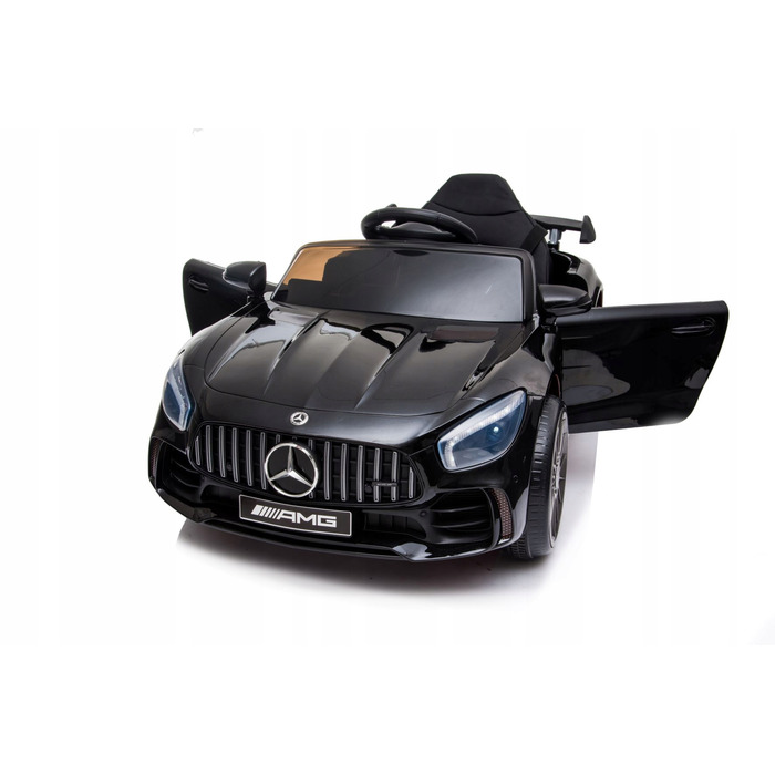 Дитячий електромобіль Mercedes AMG GTR зі шкіряним салоном, EVA