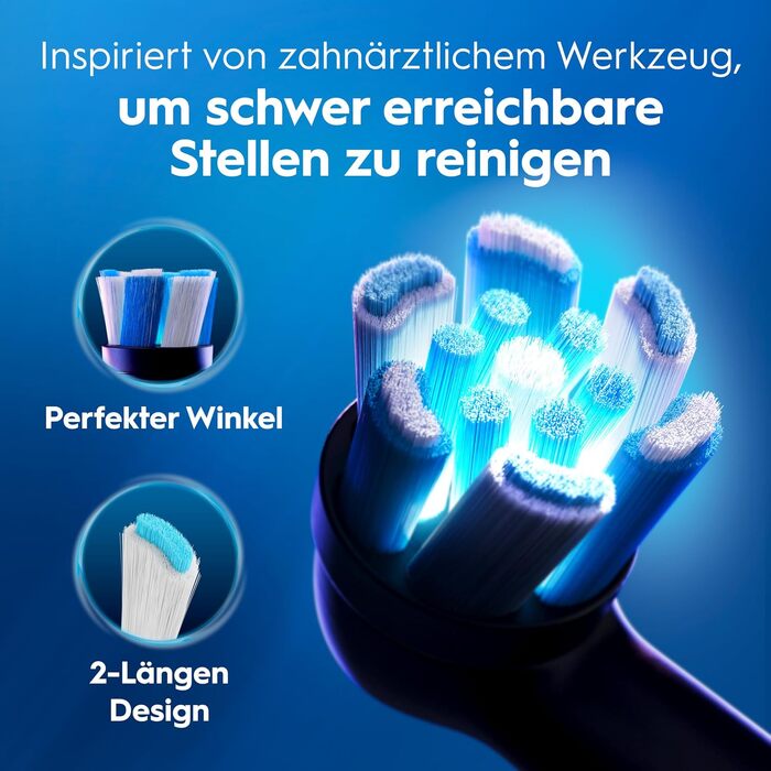 Електрична зубна щітка Oral-B iO Series 3, світло-блакитна (Ice Blue), 1 щітка + 3 смінні насадки