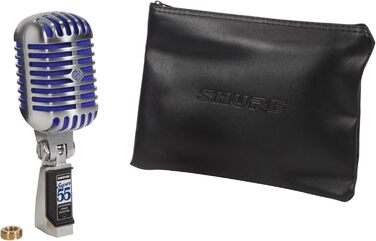Вокальний мікрофон Shure Super 55 Deluxe – вінтажний динамічний суперкардіоїдний Unidyne, легендарний дизайн, класичне звучання, міцний литий корпус