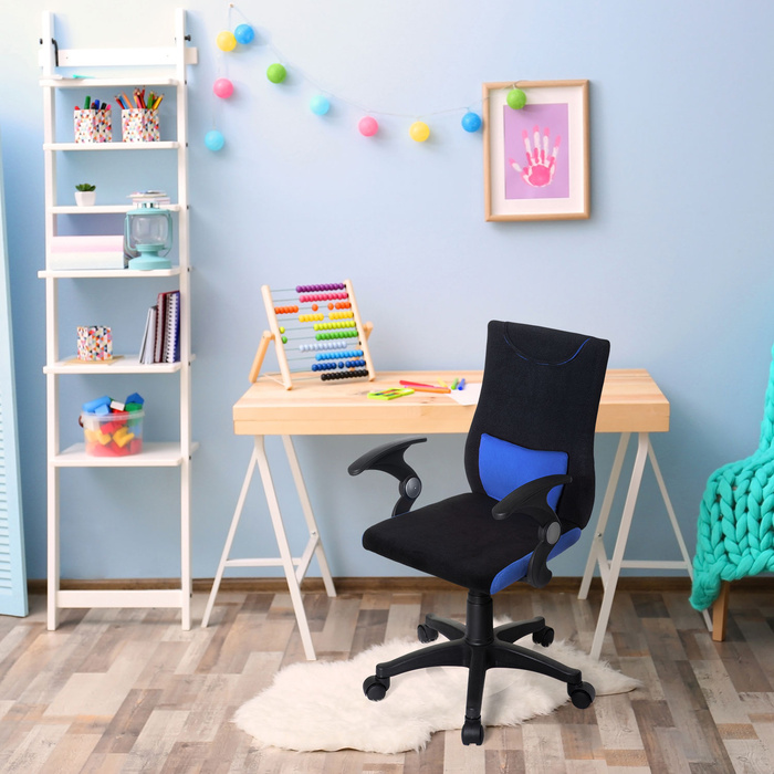 Дитячий офісний стільчик Kiddy Pro AL блакитний