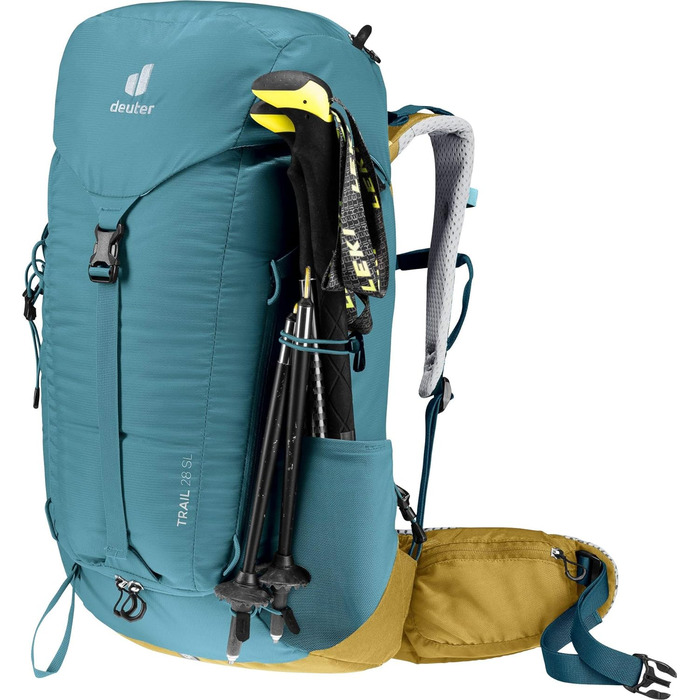 Жіночий туристичний рюкзак Deuter Trail 28 SL, 28 л, синьо-жовтий