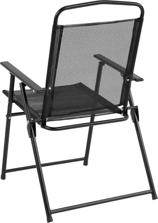 Садовий набір меблів Flash Furniture Nantucket 6 предметів коричневий: стіл, парасоля та 4 складані стільці (чорні)