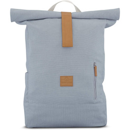 Міський рюкзак Johnny Urban Rolltop Adam Large для жінок і чоловіків, водостійкий, сірий, 16'' відділення для ноутбука, міцна бавовна