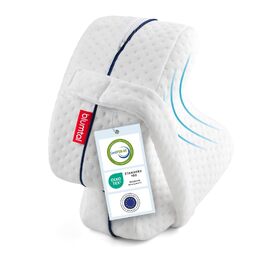Подушка для сну між ніг Blumtal з піни Memory Foam для лежання на боку - сертифікат Oeko-TEX, ортопедична подушка при ішіасі, біла