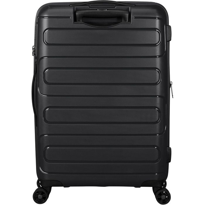 Валіза American Tourister Sunside Spinner 68 розширювана, 3.7 кг, 72.5/83.5 л, чорна, розмір M (67.5 см)