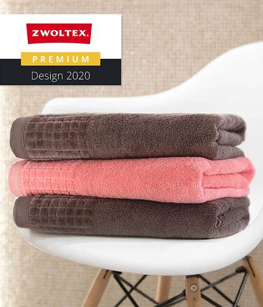 Рушники ZWOLTEX з 100% єгипетської бавовни, ультрам'які, набір з 3-х: гостьові, для душу, банні, вироблено в ЄС