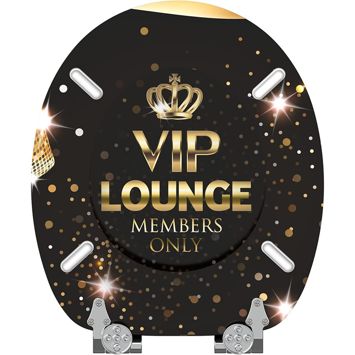 Сидіння для унітазу Sanilo з мікроліфтом VIP Lounge, міцне кріплення, легкий монтаж, преміум-якість
