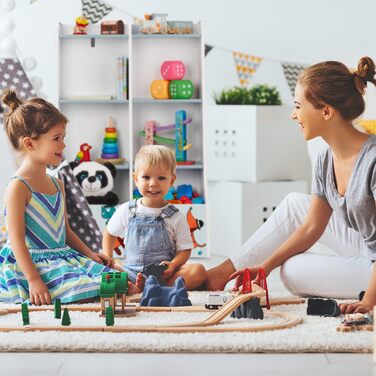 Дитячий стелаж Relaxdays 90x59x30 см, 8 полиць, з малюнком собаки, кольоровий, з МДФ, для книг та іграшок