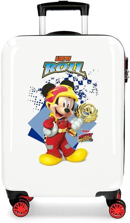 Дитяча валіза Disney Mickey, ABS, 34x55x20 см, 32 л, 4 колеса, з кодовим замком, ручна поклажа