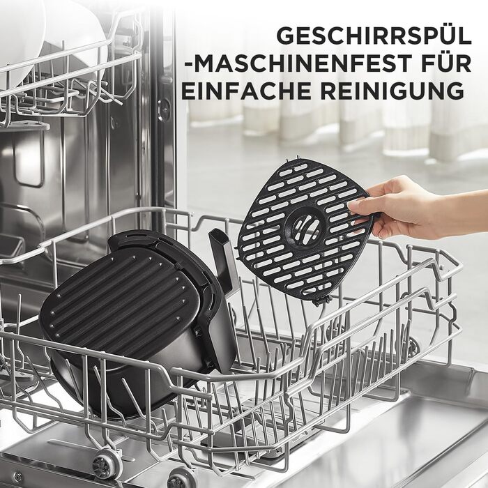 Фритюрниця без олії Midea 2L, 1150W, Airfryer, автоматичне вимкнення, легко чистити, BPA-free, чорний