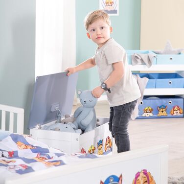 Дерев'яний візок-ходунки Roba Bully Paw Patrol для дітей, ігровий ляльковий візочок, навчальна іграшка для дівчаток і хлопчиків від 12 місяців