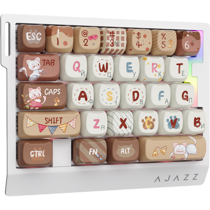 Дротова магнітна клавіатура Ajazz AK029 Meow Magnetic Switch (AK029-M-Y)
