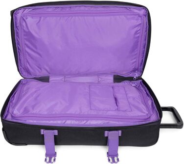 Валіза Eastpak Tranverz M 78L (67x35.5x30 см) на колесах, легкий дорожній кофер з 2 відділеннями, телескопічною ручкою та TSA-замком, колір Vineyard