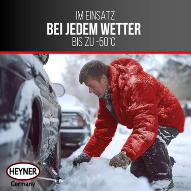 Ножичний домкрат HEYNER на 2 тонни, висота підйому 320-442 мм, сертифікований TÜV