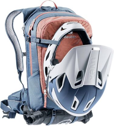 Велосипедний рюкзак Deuter Compact EXP 14, червоно-синій