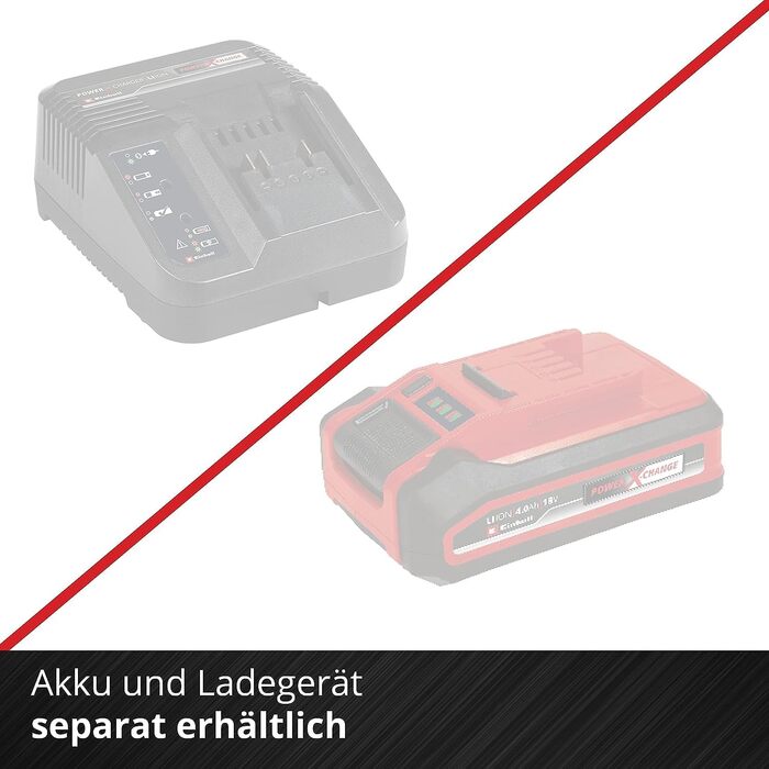 Акумуляторний газонокосарка Einhell City GE-CM 18/30 Li-Solo Power X-Change (18 В, 30 см, Brushless, 25 л, 30-70 мм)