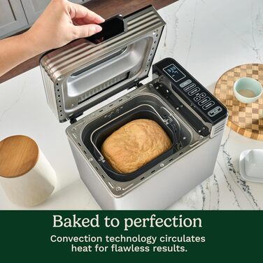 Хлібопічка Cuisinart CBK-210 Convection: професійна, з конвекцією, 16 програм, до 0.9 кг, нержавіюча сталь
