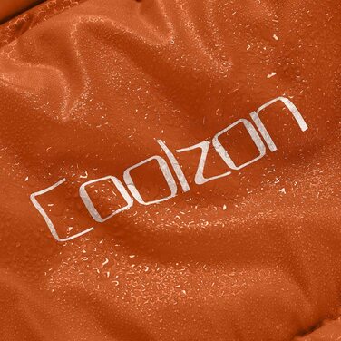 Спальний мішок Coolzon для кемпінгу, 3-4 сезони, для дорослих, компактний, помаранчевий
