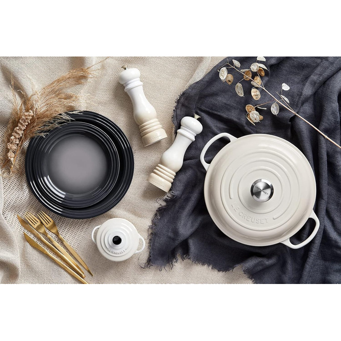 Млинок для перцю Le Creuset з керамічним механізмом, ABS-пластик, колір Овен-червоний, 6.2 x 20.8 см