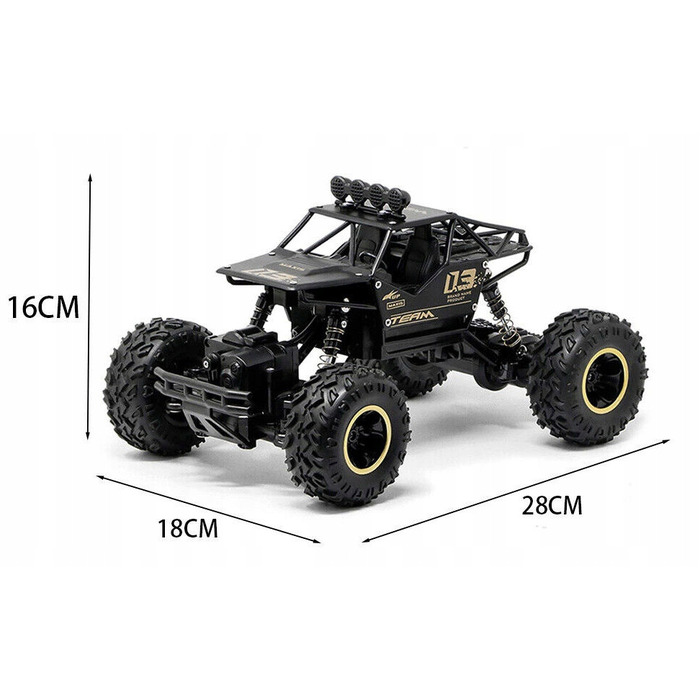 Радіокерована металева машина EDAXE 4x4, масштаб 1:16