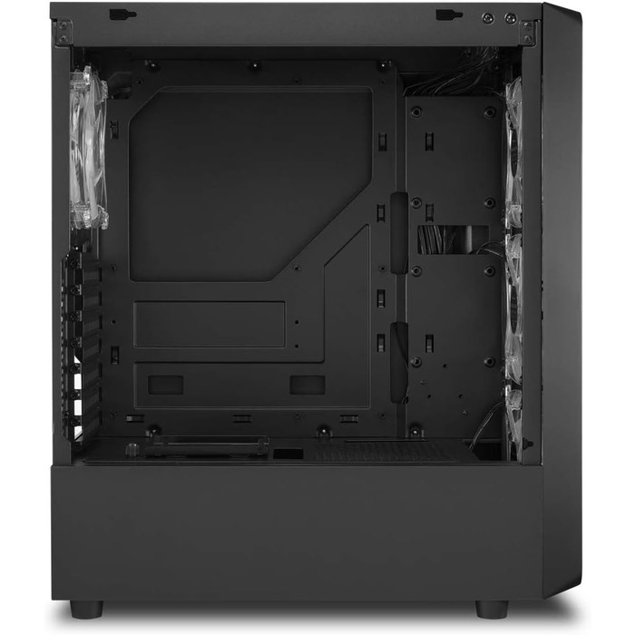Комп'ютерний корпус Sharkoon TK4 RGB зі скляною панеллю, підсвітка RGB, для ігрового ПК