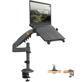 Тримач для ноутбука North Bayou NB H100-FP (10-17 дюймів) + Кронштейн для монітора (17-30 дюймів) VESA 75x100 мм, сірий/чорний