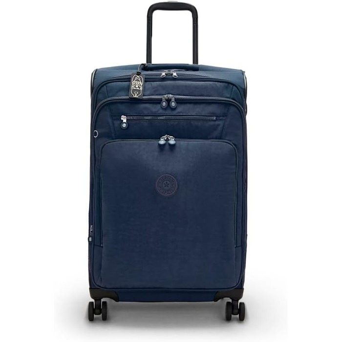 Середня розширювана валіза на колесах Kipling NEW YOURI SPIN M, синя