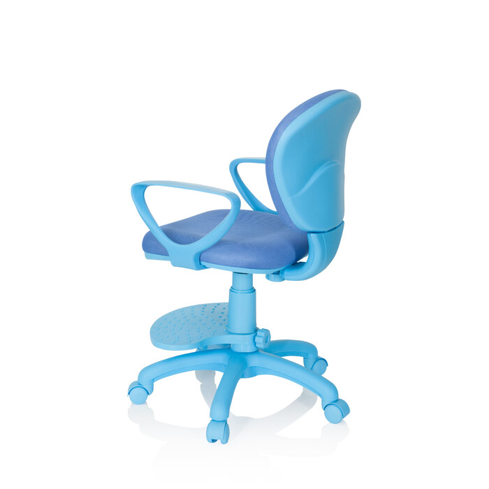 Дитячий стілець / дитячий письмовий стілець KID COLOUR тканина синій hjh OFFICE