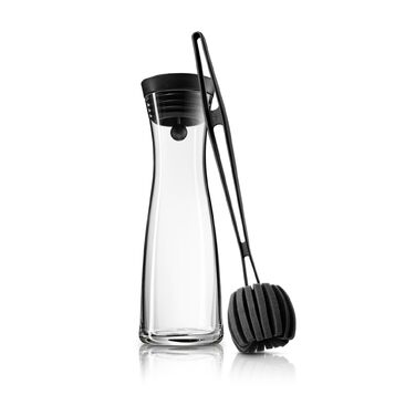 Скляний глечик для води WMF Basic 1л з силіконовою кришкою CloseUp та щіткою для чищення