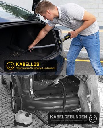 Потужний акумуляторний автопилосос Fanttik Slim V8 Apex, 19000 Па, 45 AW, RobustClean™, 4-в-1, міні-насос, портативний пилосос для авто і дому, чорний