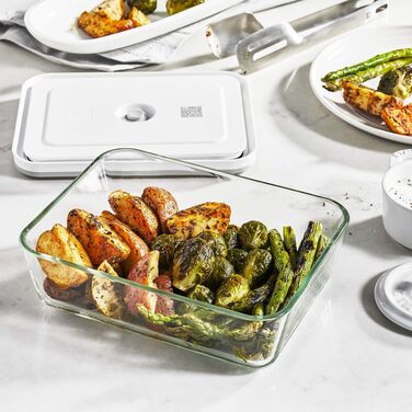 Вакуумний набір для зберігання продуктів ZWILLING Fresh & Save: вакууматор, скляні контейнери та пакети, 32 предмети