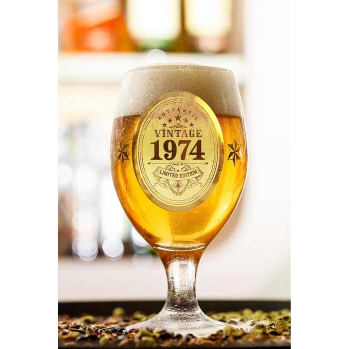 Пивний келих з гравіюванням CROWNLY CRYSTAL® 1935 – персоналізований подарунок для чоловіка на 90 років, декор, келих для дідуся, подарунок на 90-річчя