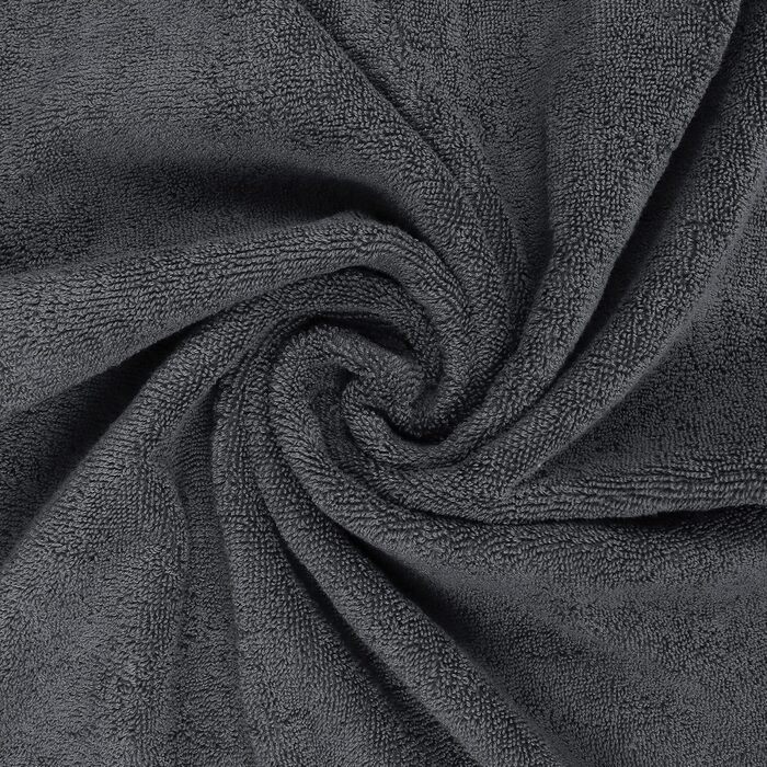 Набір рушників Utopia Towels 4 шт. сірі – преміум бавовна, швидкосохнучі, м'які, дуже поглинаючі, для щоденного використання