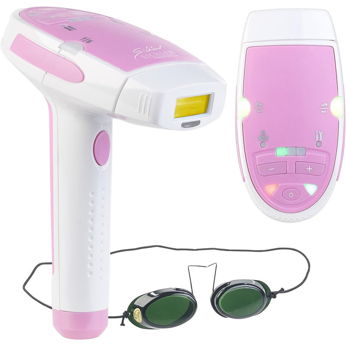 Епілятор Sichler Beauty IPL для видалення волосся, 5 режимів, насадка зі світлом, захисні окуляри