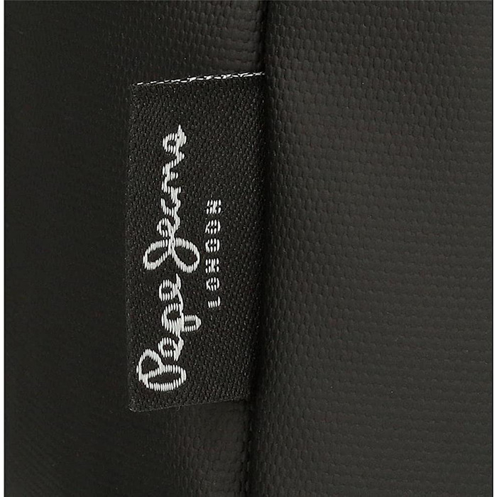 Рюкзак для ноутбука Pepe Jeans Hoxton, поліестер і PU, чорний/синій, подвійний, різні розміри