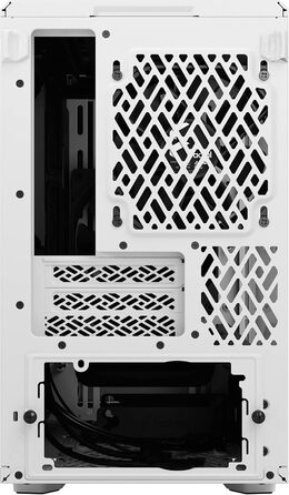 Корпус Fractal Design Meshify 2 Nano White TG Clear Tint, білий, скляна панель, компактний, для ігрових ПК