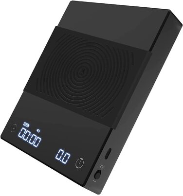 Ваги для кави TIMEMORE Basis Plus, цифрові, з таймером, до 2000 г (чорний)