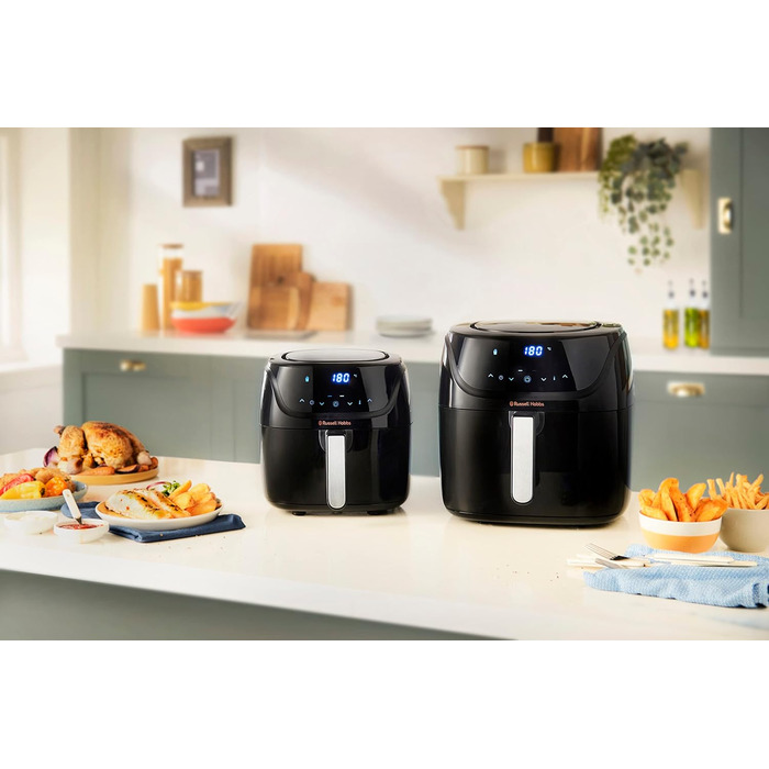 Фритюрниця Russell Hobbs SatisFry Rapid AirFryer 4л з нержавіючої сталі, 7 функцій, 10 програм, без олії