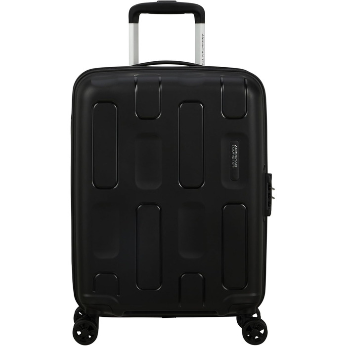 Валіза American Tourister Ellipso, спінер, 55 см, 32 л, чорна, ручна поклажа