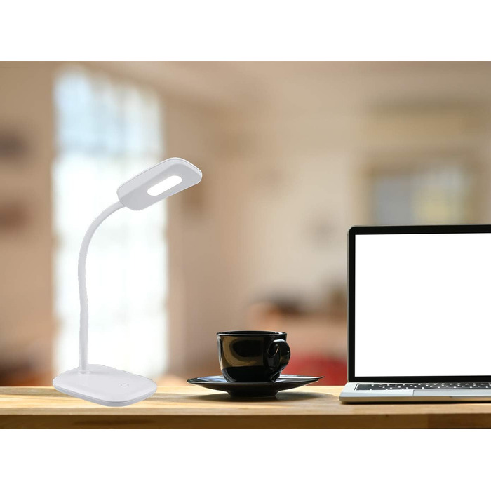Настільна LED лампа Reality Leuchten Boa R52431101, акрилова, біла, 3.5 Вт, 25x11x36 см